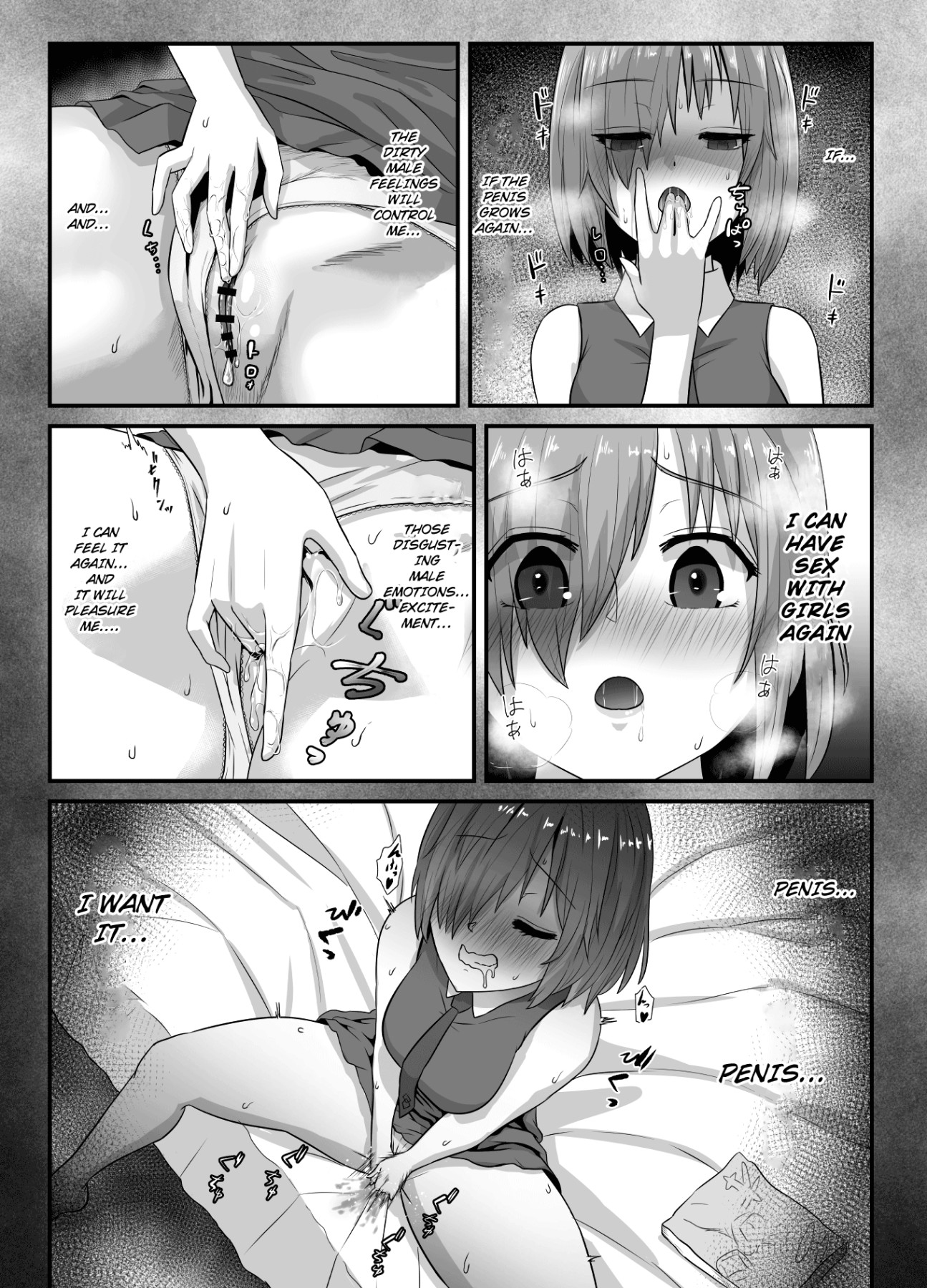 Hentai Manga Comic-Mash Who Was Supposed To Be Pure Fell To The Futanari Temptation 4-Read-46